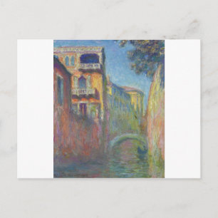 Cartes Pour Fêtes Annuelles Venise, Rio de Père Noël Salute par Claude Monet