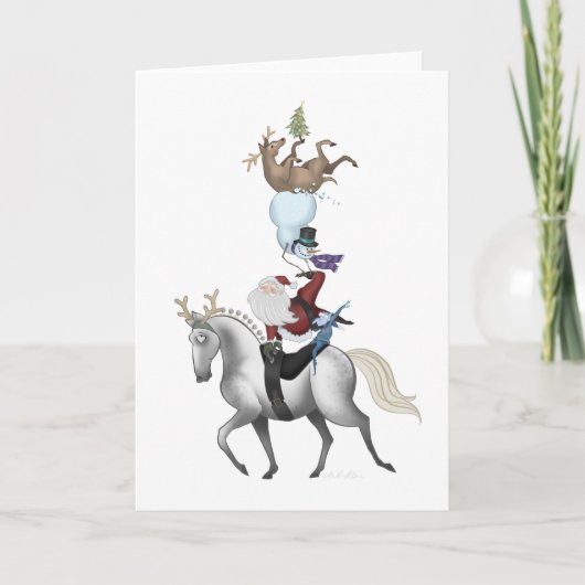 Cartes Pour Fêtes Annuelles Ventilateur de vacances (Devant)