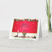 Cartes Pour Fêtes Annuelles Véritable signification de Noël (Dos)