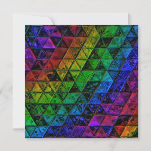 Cartes Pour Fêtes Annuelles Verre de fierté (Devant)