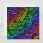 Cartes Pour Fêtes Annuelles Verre de fierté (Dos)