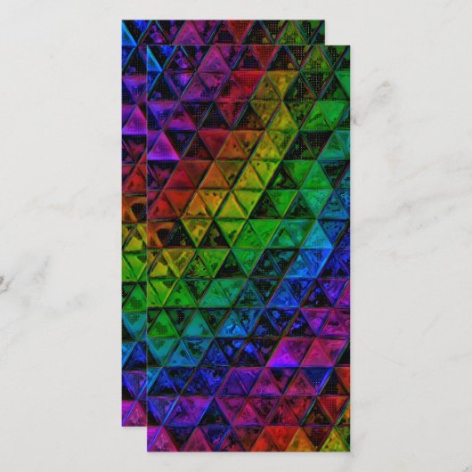 Cartes Pour Fêtes Annuelles Verre de fierté (Devant / Derrière)