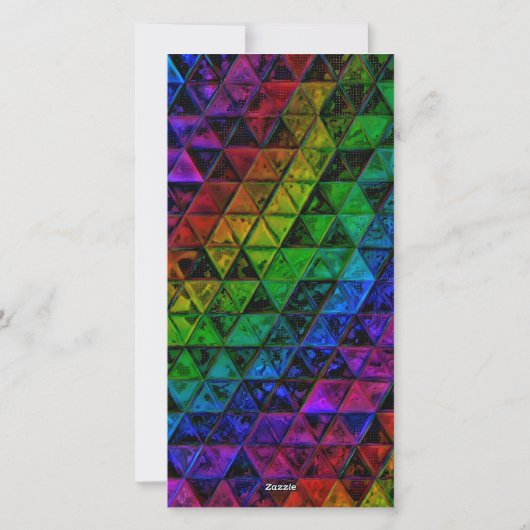 Cartes Pour Fêtes Annuelles Verre de fierté (Dos)