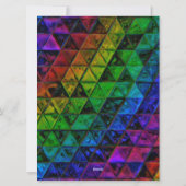 Cartes Pour Fêtes Annuelles Verre de fierté (Dos)