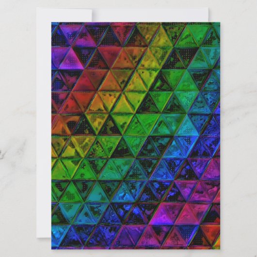 Cartes Pour Fêtes Annuelles Verre de fierté (Devant)