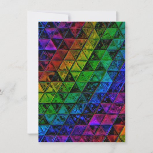 Cartes Pour Fêtes Annuelles Verre de fierté (Devant)