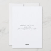 Cartes Pour Fêtes Annuelles Verre vintage Joyeux Vacances (Dos)