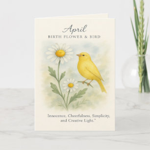 Cartes Pour Fêtes Annuelles Verset biblique d'anniversaire d'avril Croix et Ré
