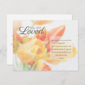 Cartes Pour Fêtes Annuelles Versets bibliques que les mères aiment (Devant / Derrière)