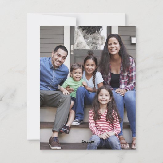 Cartes Pour Fêtes Annuelles Vert Brossé Script Joyeux Noël Simple Photo (Dos)