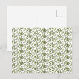 Cartes Pour Fêtes Annuelles vert de printemps