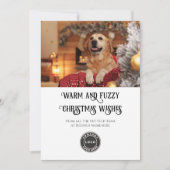 Cartes Pour Fêtes Annuelles Vet Tech Pet Photo Business (Devant)