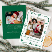 Cartes Pour Fêtes Annuelles Vêtements blancs à main fantaisie 2 Photo Noël