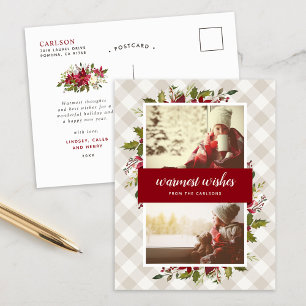 Cartes Pour Fêtes Annuelles Veux les plus chauds Végétation hivernale 2 Photo