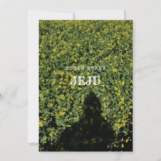 Cartes Pour Fêtes Annuelles Viande de colza - Fleur Jaune - 채 유 - Île Volcano