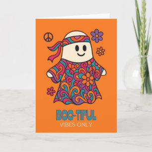 Cartes Pour Fêtes Annuelles Vibes Boo-tiful uniquement