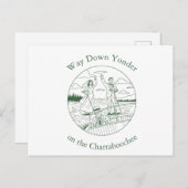 Cartes Pour Fêtes Annuelles Vibes des lacs (Devant / Derrière)