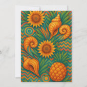 Cartes Pour Fêtes Annuelles Vibes d'été (Dos)