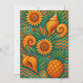 Cartes Pour Fêtes Annuelles Vibes d'été