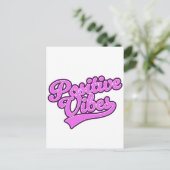 Cartes Pour Fêtes Annuelles Vibes positives (Debout devant)
