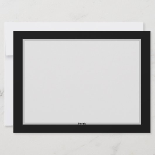 Cartes Pour Fêtes Annuelles Vibrant infinity with rainbow butterfly on black (Dos)