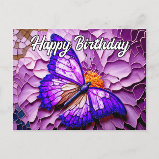 Cartes Pour Fêtes Annuelles Vibrant mignon Belle conception papillon