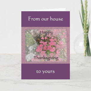 Cartes Pour Fêtes Annuelles Viburnum - Bon thanksgiving de remplissage d'autom