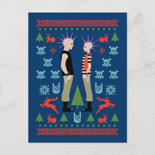 Cartes Pour Fêtes Annuelles Vicious Christmas (Devant)