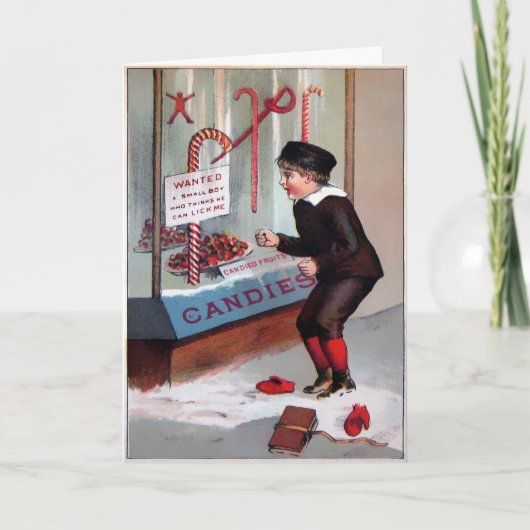 Cartes Pour Fêtes Annuelles Victorian Déplaisant Lick Me (Devant)