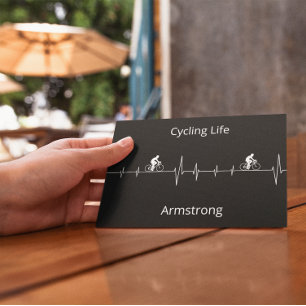 Cartes Pour Fêtes Annuelles Vie cyclable, Heartbeat personnalisable