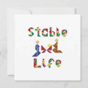 Cartes Pour Fêtes Annuelles Vie stable