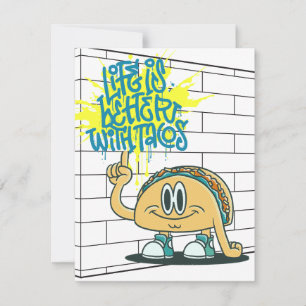 CARTES POUR FÊTES ANNUELLES VIE TACOS