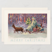 Cartes Pour Fêtes Annuelles Vienne Woods Père Noël (Devant / Derrière)