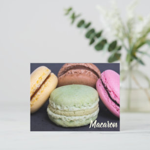 Cartes Pour Fêtes Annuelles Viennoiseries Macaron pour le cadeau de dent sucré