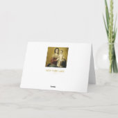 Cartes Pour Fêtes Annuelles Vierge à l'enfant, Beaux-Arts (Dos)