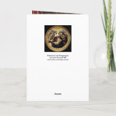 Cartes Pour Fêtes Annuelles Vierge de la grenade (Dos)