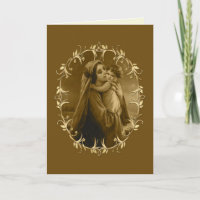 Vierge Marie et Enfant Jésus, Abstraite frontière
