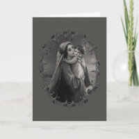 Vierge Marie et Enfant Jésus avec cadre en argent 