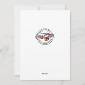 Cartes Pour Fêtes Annuelles Vierge religieuse de Noël Marie Jésus Poinsettia (Dos)