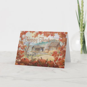 Cartes Pour Fêtes Annuelles VIEUX GRANGE et APPALOOSA par SHARON SHARPE