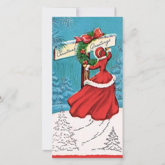 Cartes Pour Fêtes Annuelles Vieux Noël (Devant)