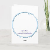 Cartes Pour Fêtes Annuelles VIEUX WINDMILL & ICICLES par SHARON SHARPE (Dos)