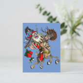 Cartes Pour Fêtes Annuelles Viking Père Noël (Debout devant)