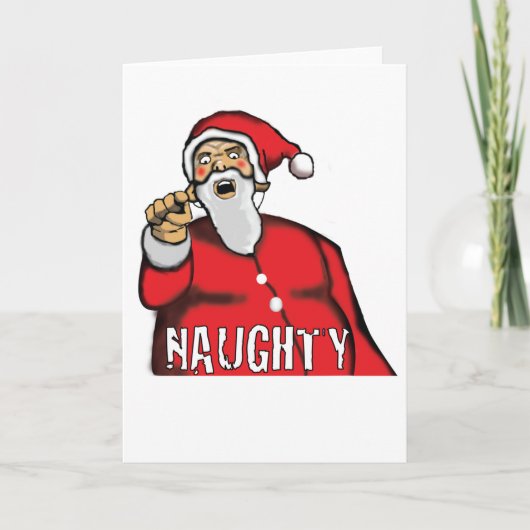 Cartes Pour Fêtes Annuelles Vilain ! (Devant)