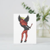 CARTES POUR FÊTES ANNUELLES VILAIN OU GENTIL (Debout devant)