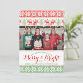 Cartes Pour Fêtes Annuelles Vilain pull de Noël (Debout devant)