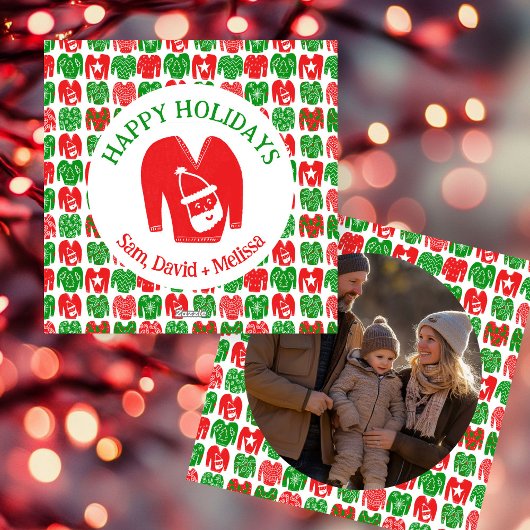 Cartes Pour Fêtes Annuelles Vilains pulls de Noël PHOTO SUR MESURE