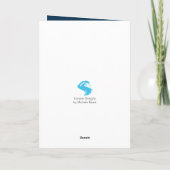 Cartes Pour Fêtes Annuelles Village de Noël (Dos)