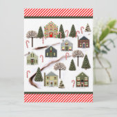 Cartes Pour Fêtes Annuelles Village de Noël (Debout devant)