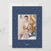 Cartes Pour Fêtes Annuelles Village hivernal neige Joyeux Noël 2 Photo (Dos)